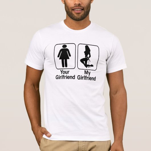 je vriendin mijn vriendin tshirt (Voorkant)