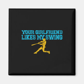 Je vriendin vindt mijn swing vintage grappig Byseb Magneet
