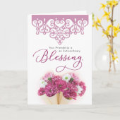 Je vriendschap is een buitengewone zegening kaart (Gele Bloem)