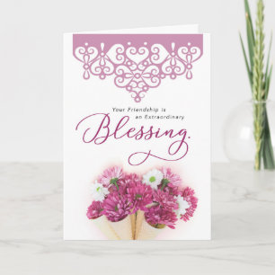Je vriendschap is een buitengewone zegening kaart