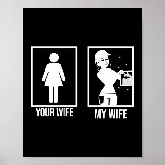 Je vrouw van mijn vrouw, honingbijen poster (Voorkant)