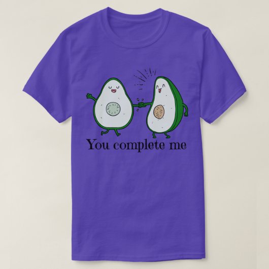 Je vult me avocado gezegden in t-shirt (Design voorkant)
