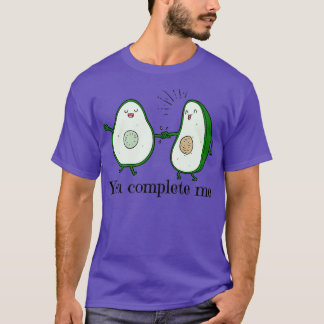 Je vult me avocado gezegden in t-shirt