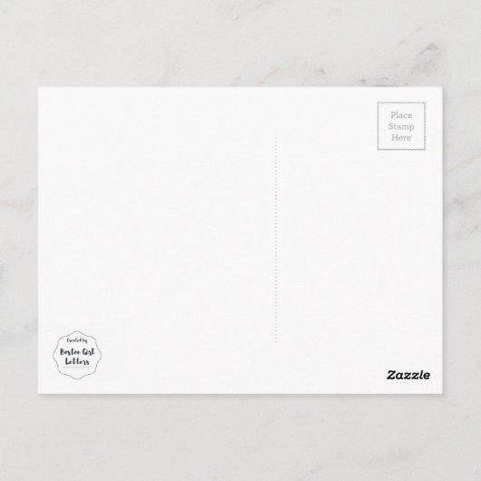 Je vult me in briefkaart (Achterkant)