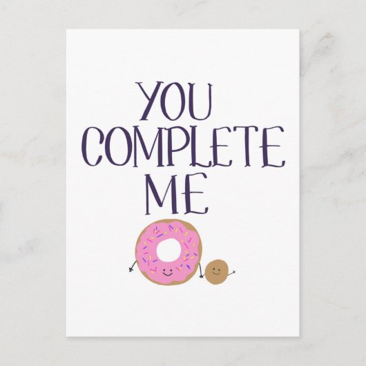 Je vult me in briefkaart (Voorkant)