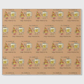 Je vult me in Pizza & Beer inpakpapier (Vlak)