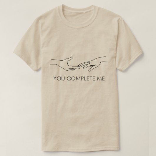 Je vult me in t-shirt (Design voorkant)