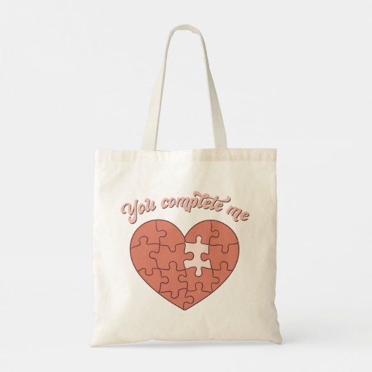 Je vult me in tote bag (Achterkant)