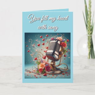 Je vult mijn hart met lied - Valentijnskaart Feestdagen Kaart