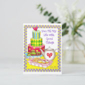 Je vult mijn leven Inspirerend Briefkaart (Staand voorkant)