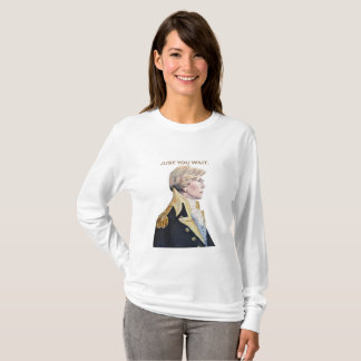 Je wacht alleen op Elizabeth Warren Long Sleeve T- T-shirt