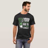 Je wachtwoord was te kort Black Hat Ethical Hack T-shirt (Voorkant volledig)