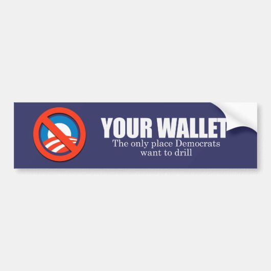 Je Wallet Bumpersticker (Voorkant)