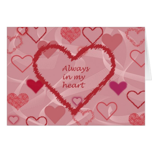 Je was altijd in mijn hart (Voorkant Horizontaal)