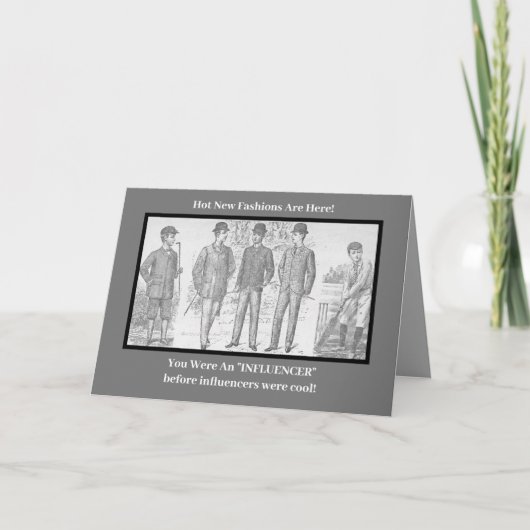 "Je was een influencer voordat het cool was", zei Kaart (Voorkant)