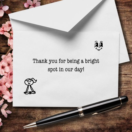 Je was een lichtpuntje in onze tijd bedankkaart