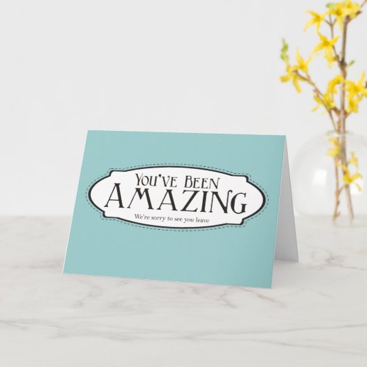 Je was geweldig kaart (Gele Bloem)