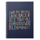 " je was het notitieboek aan het bloeien " (Voorkant)