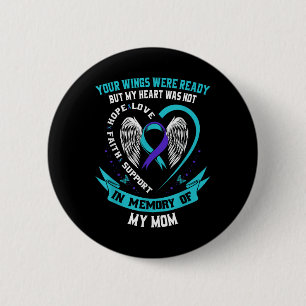 Je was klaar, maar mijn hart was niet mama Sui Ronde Button 5,7 Cm