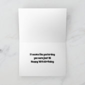 JE WAS MAAR 15 GISTEREN EN ZEGT HORSE KAART (Binnen)