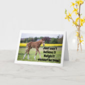 JE WAS MAAR 15 GISTEREN EN ZEGT HORSE KAART (Gele Bloem)