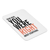 Je was net mam Moederdag Magnet. Magneet (Rechterzijde)