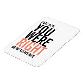 Je was net mam Moederdag Magnet. Magneet (Linkerzijde)