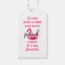 Je was Roze - Label Cadeaulabel