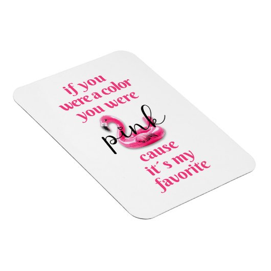 Je was roze - magneet (Rechterzijde)