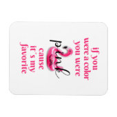 Je was roze - magneet (Horizontaal)