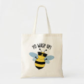 Je wast grappige bug woordspeling op tote bag (Voorkant)