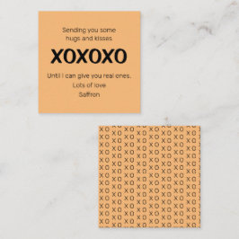 Je wat handschoenen en kussen sturen notitiekaartje