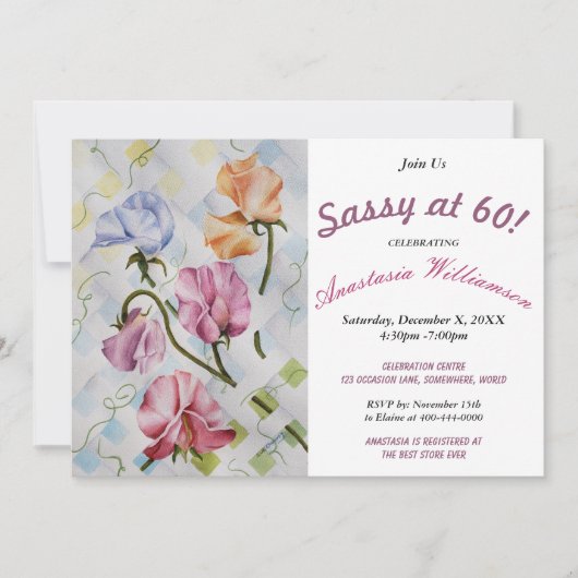 JE 'WAT'? UITNODIGING VOOR FEESTJES (Voorkant)