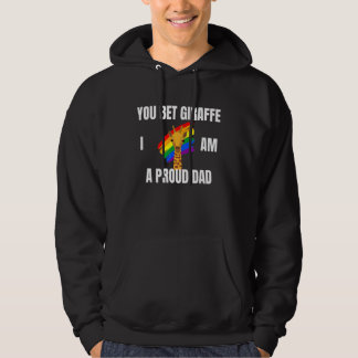 Je wed Giraffe IM een trotse vader - LGBT Pride Hoodie