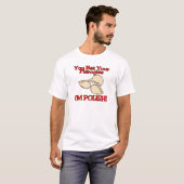 Je wedt je pierogi dat ik Pools ben T-shirt (Voorkant volledig)