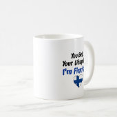 Je wedt op je Lihapullat, ik ben Fins Koffiemok (Voorkant rechts)