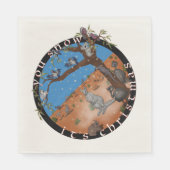 Je weet dat het Kerstmis is - Aussie outback serve Servet (Voorkant)