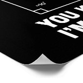 Je weet dat ik gelijk heb. poster (Hoek)