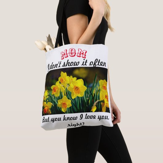 Je weet dat ik van je hou Canvas tas (Dichtbij)