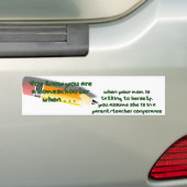 Je weet dat je een homeschooler bent als bumpersticker (Op auto)