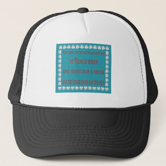 je weet dat je een leuke tijd hebt trucker pet (Voorkant)