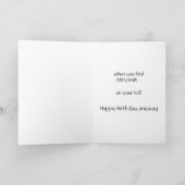 Je weet dat je een oude grappige dag krijgt. kaart (Binnen)