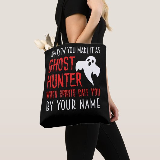 Je weet dat je een spookjager bent Paranormal Tote Bag (Dichtbij)