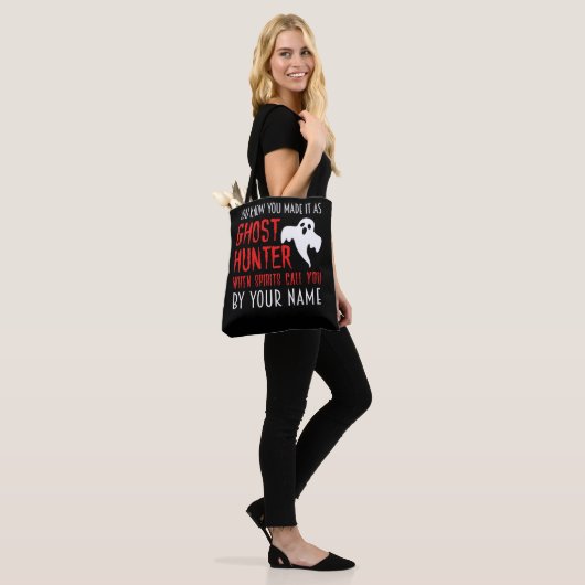 Je weet dat je een spookjager bent Paranormal Tote Bag (Op model)