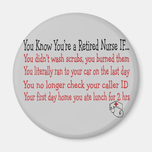 Je weet dat je een VERKEERDE VERPLEEGKUNDIGE bent  Magneet (Voorkant)