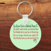 Je weet dat je een VERKEERDE VERPLEEGKUNDIGE bent  Sleutelhanger (Voorkant)