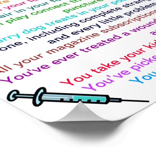 Je weet dat je een Vet Tech bent als... Poster (Hoek)