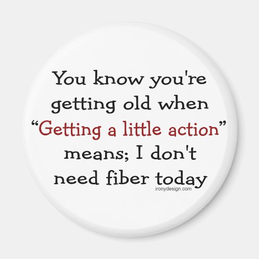 Je weet dat je oud wordt als magneet (Voorkant)