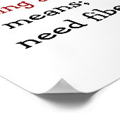 Je weet dat je oud wordt als poster (Hoek)