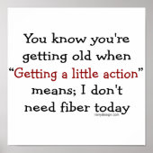 Je weet dat je oud wordt als poster (Voorkant)